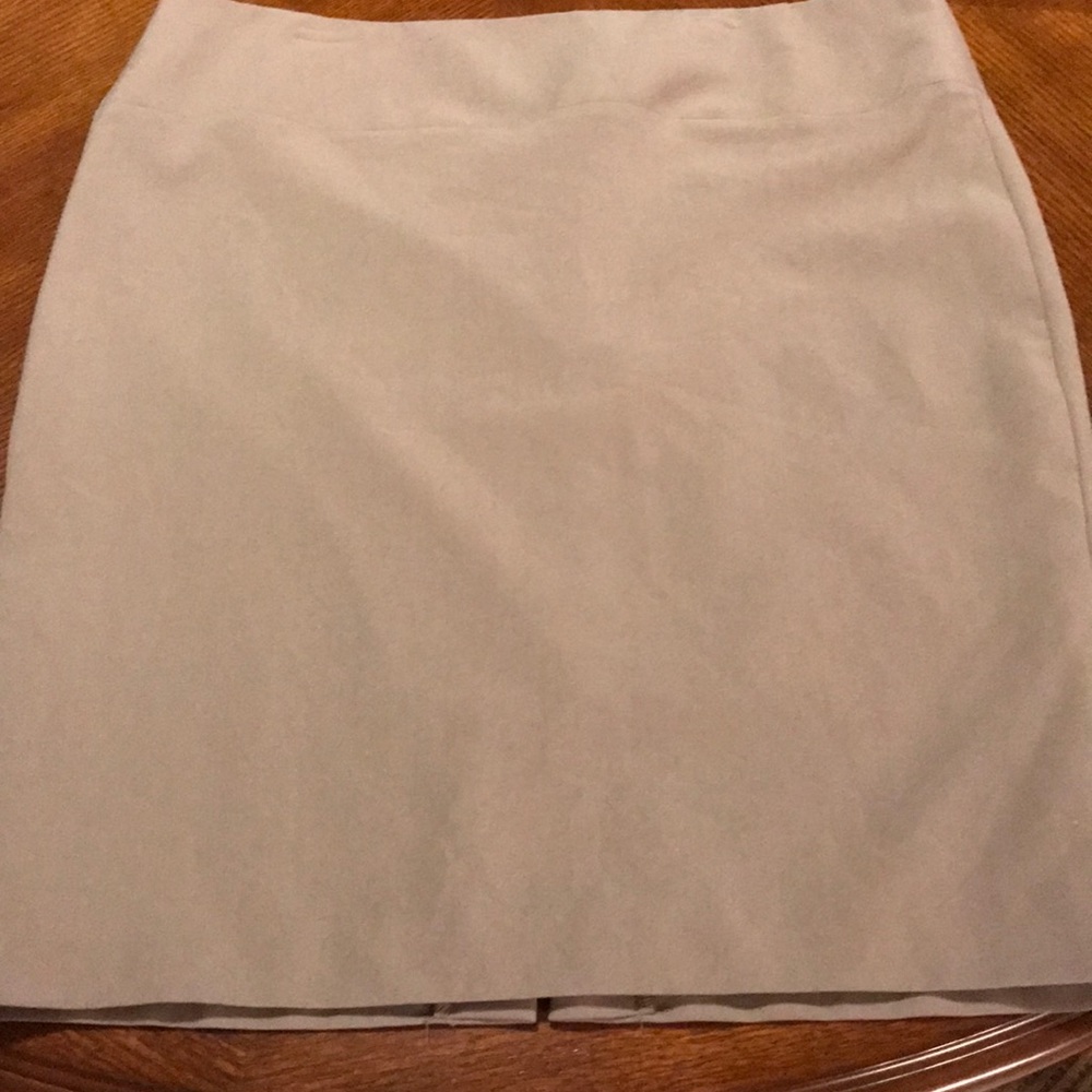 Alfani Taupe lined skirt